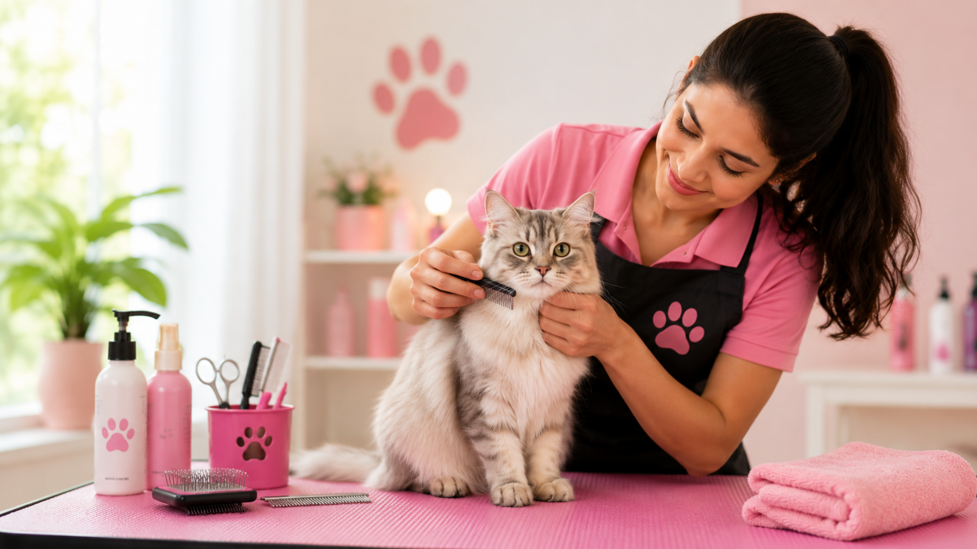 Cat grooming at home Ahmedabad